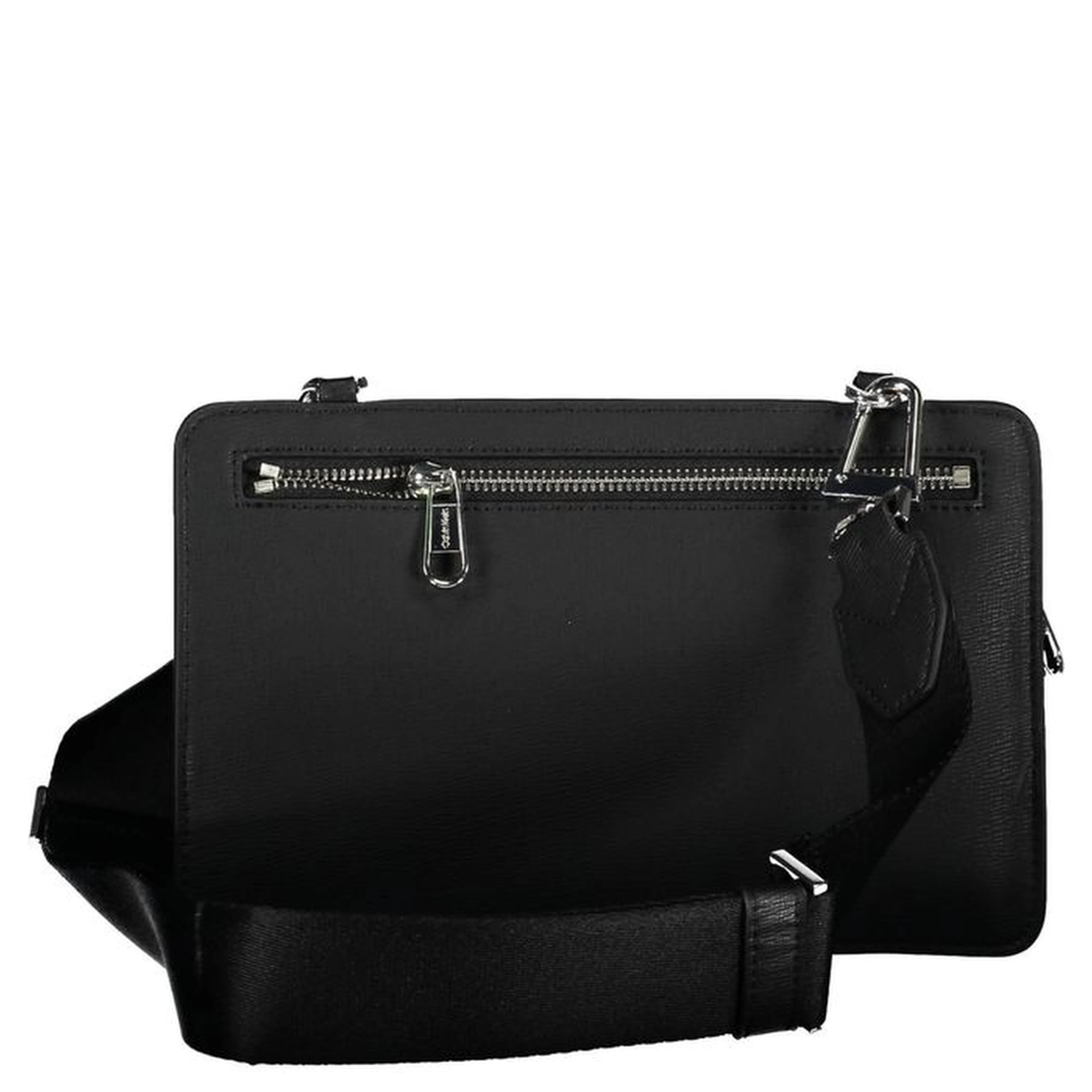 Black Polyester Shoulder Bag