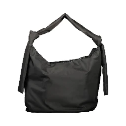Black Polyester Handbag