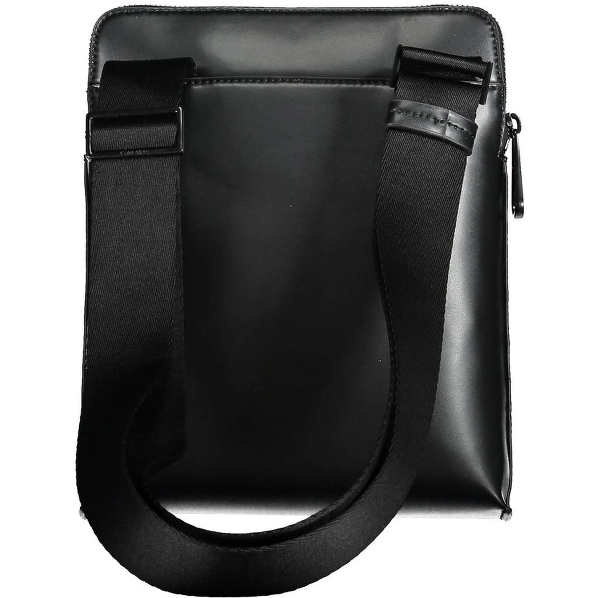Black Polyester Shoulder Bag