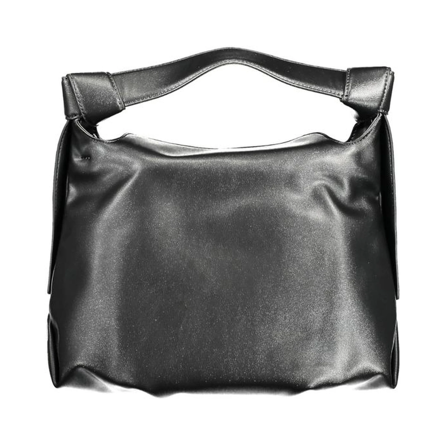 Black Polyester Handbag