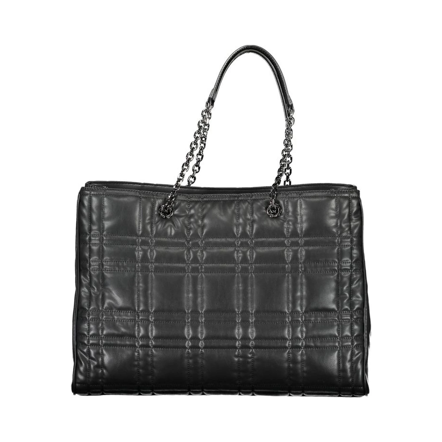 Black Polyester Handbag