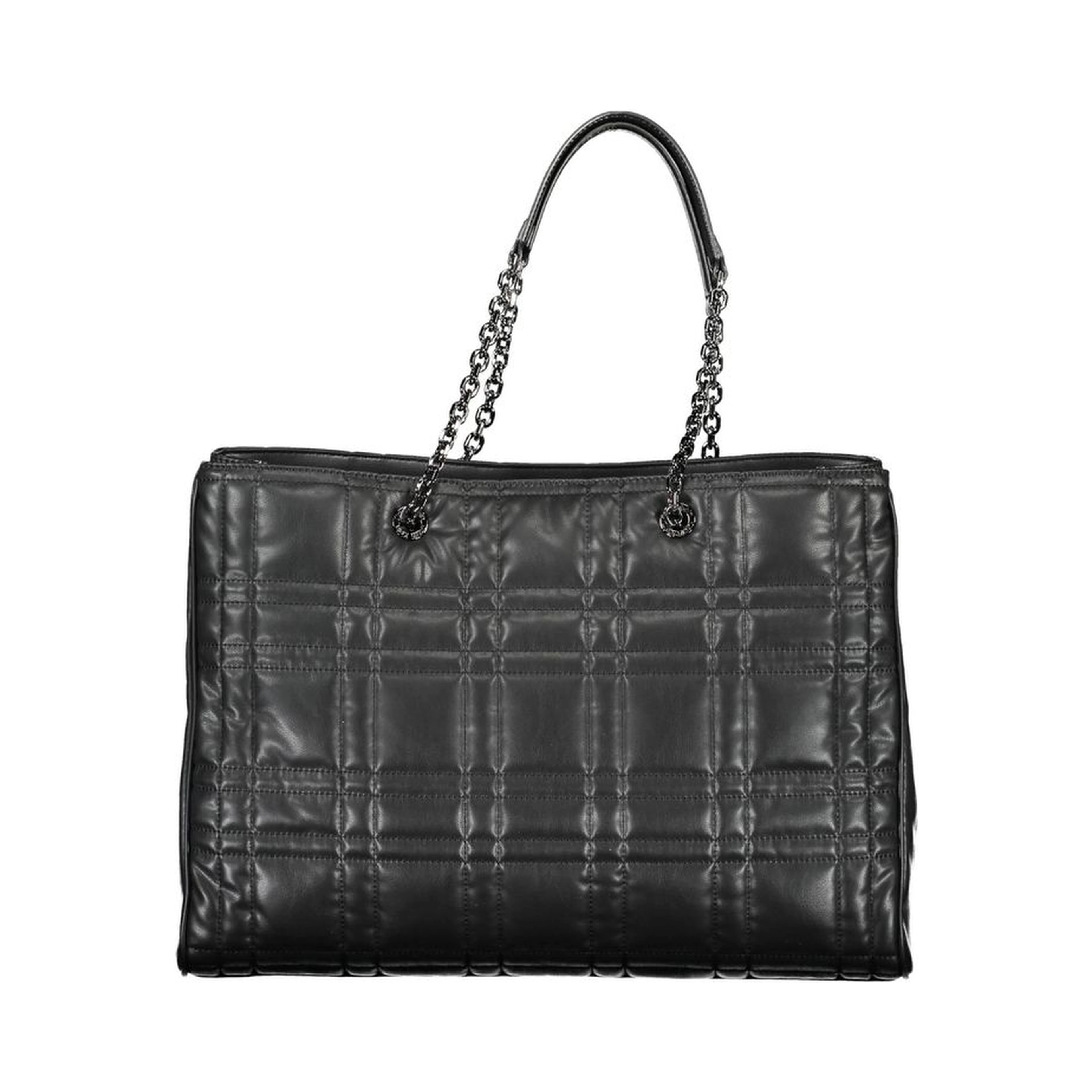 Black Polyester Handbag