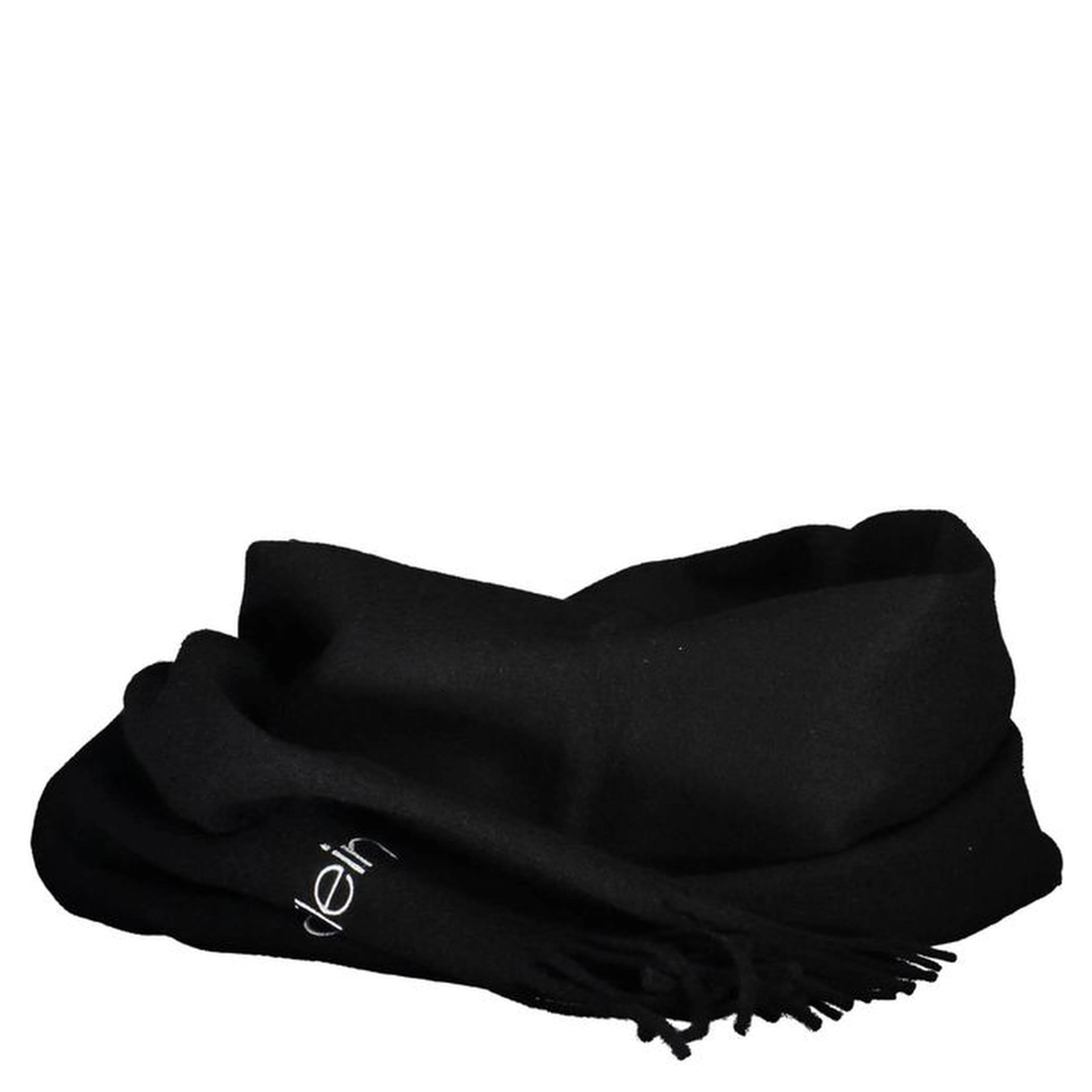 Black Polyester Scarf