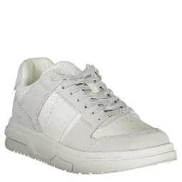 White Polyester Sneaker