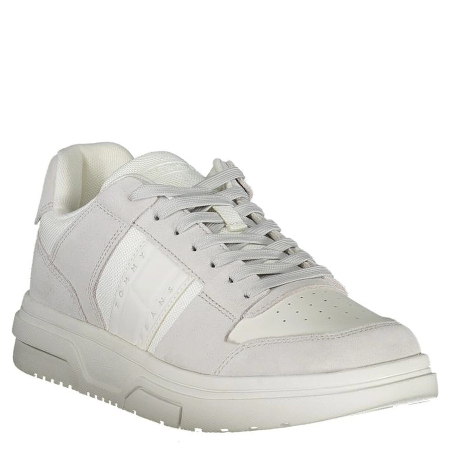 White Polyester Sneaker