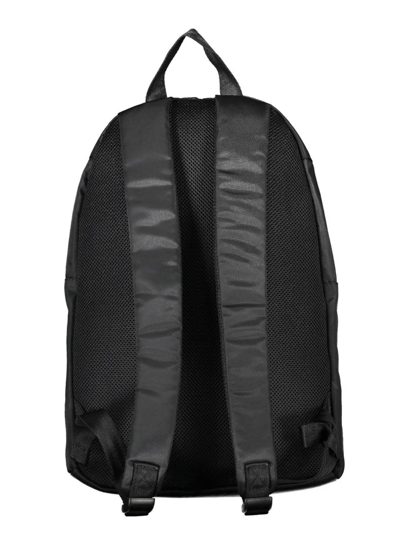 Black Polyester Backpack