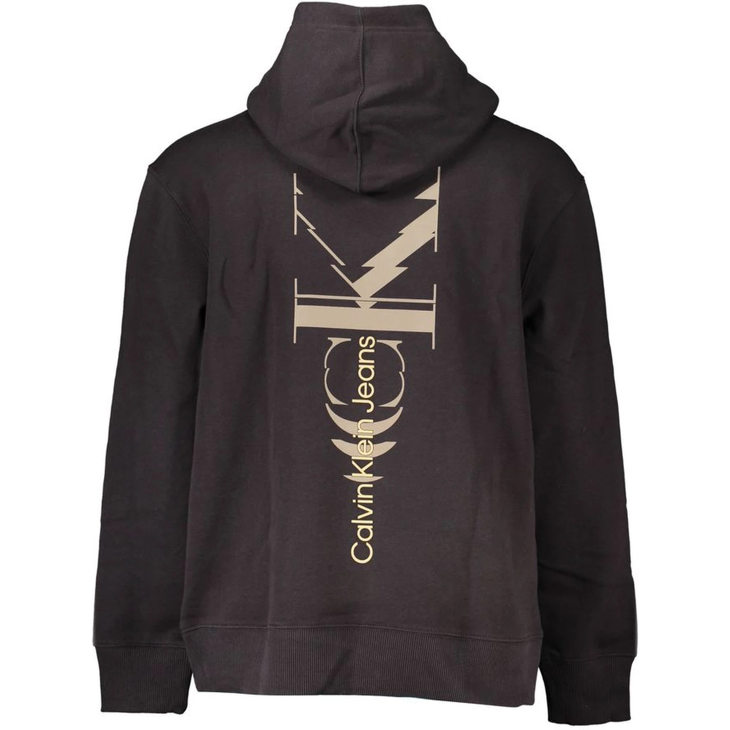 Black Cotton Men Sweater