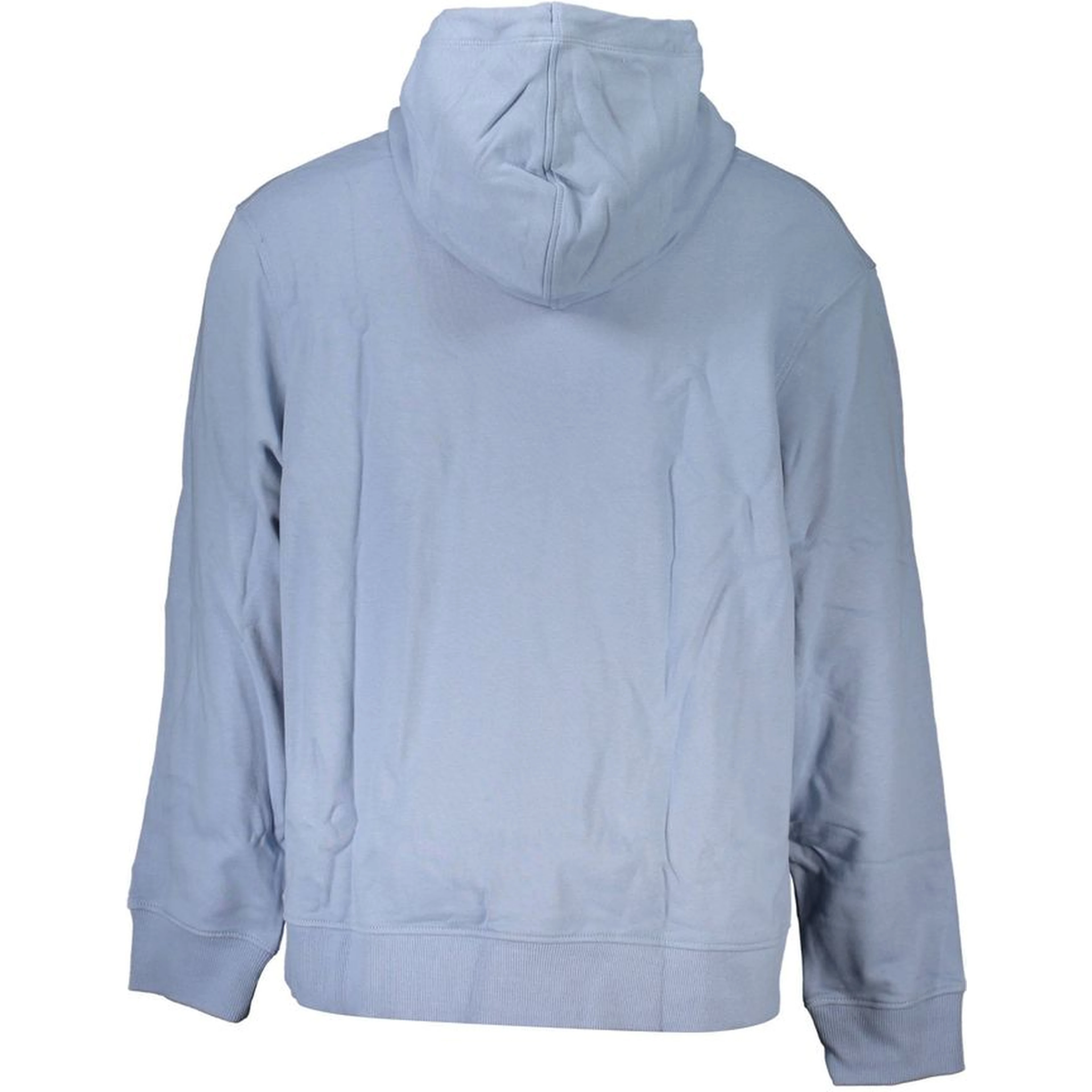 Blue Cotton Men Sweater