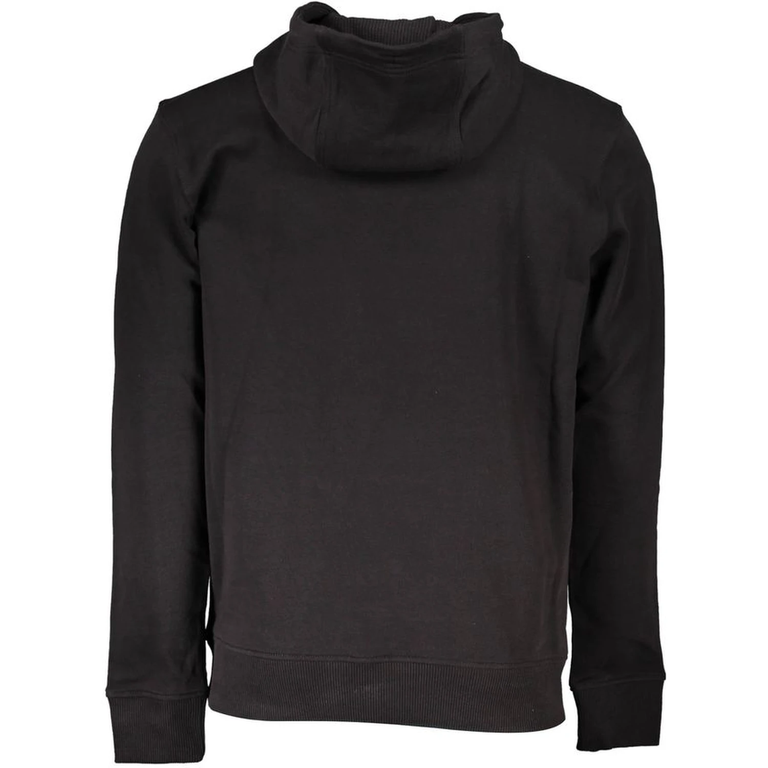 Black Cotton Men Sweater
