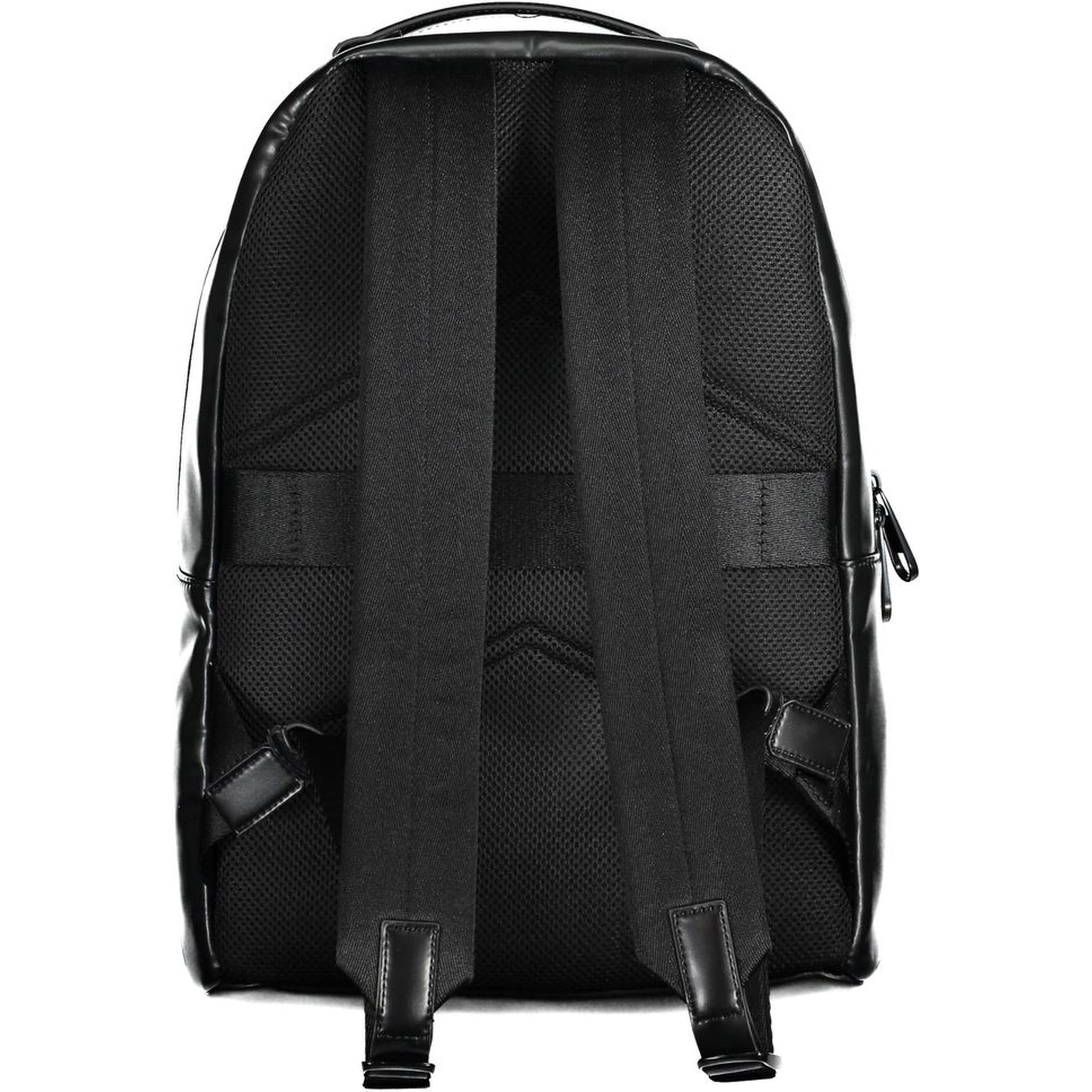 Black Polyester Backpack