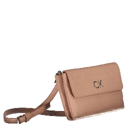 Pink Polyester Handbag