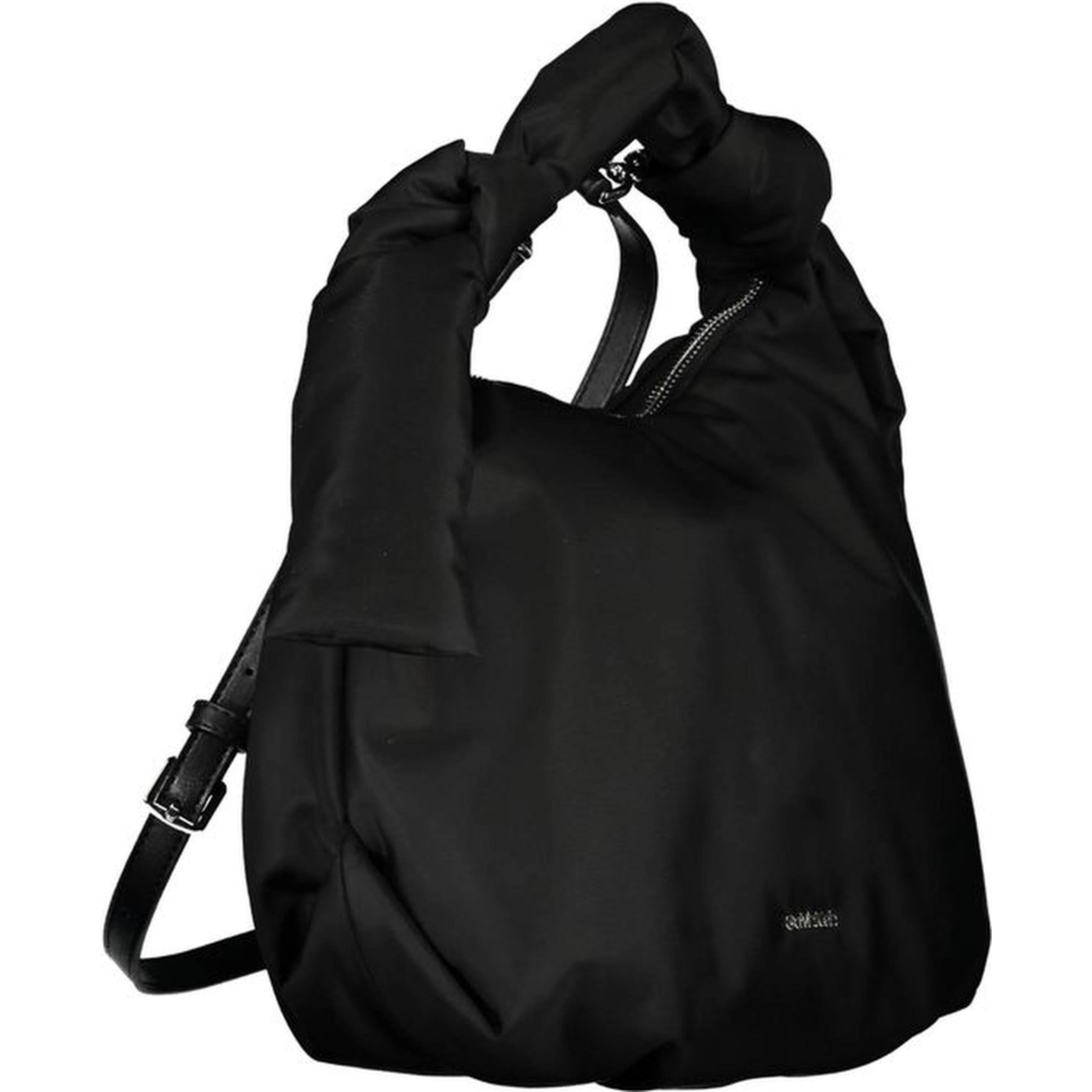 Black Polyester Handbag