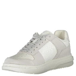 White Polyester Sneaker