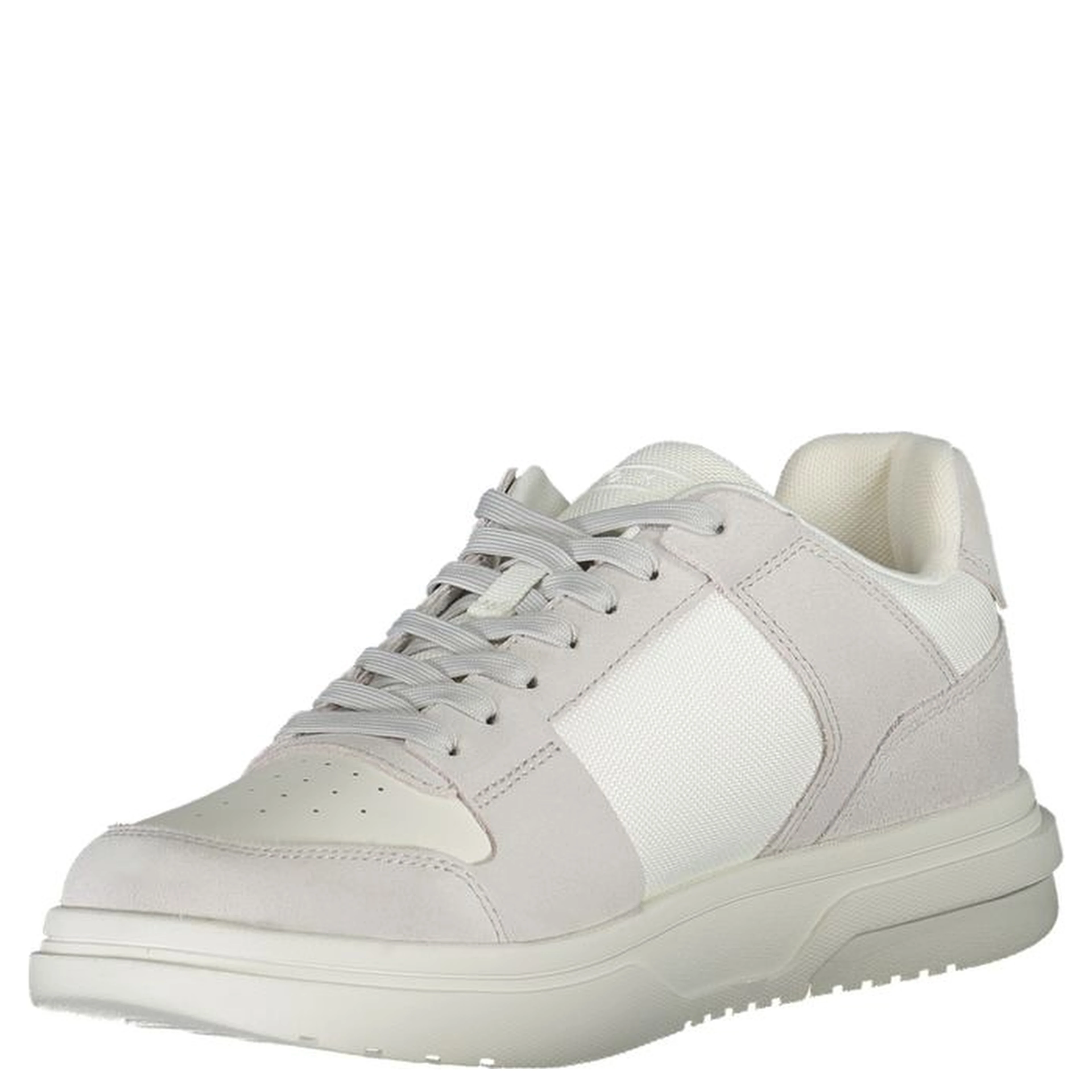 White Polyester Sneaker