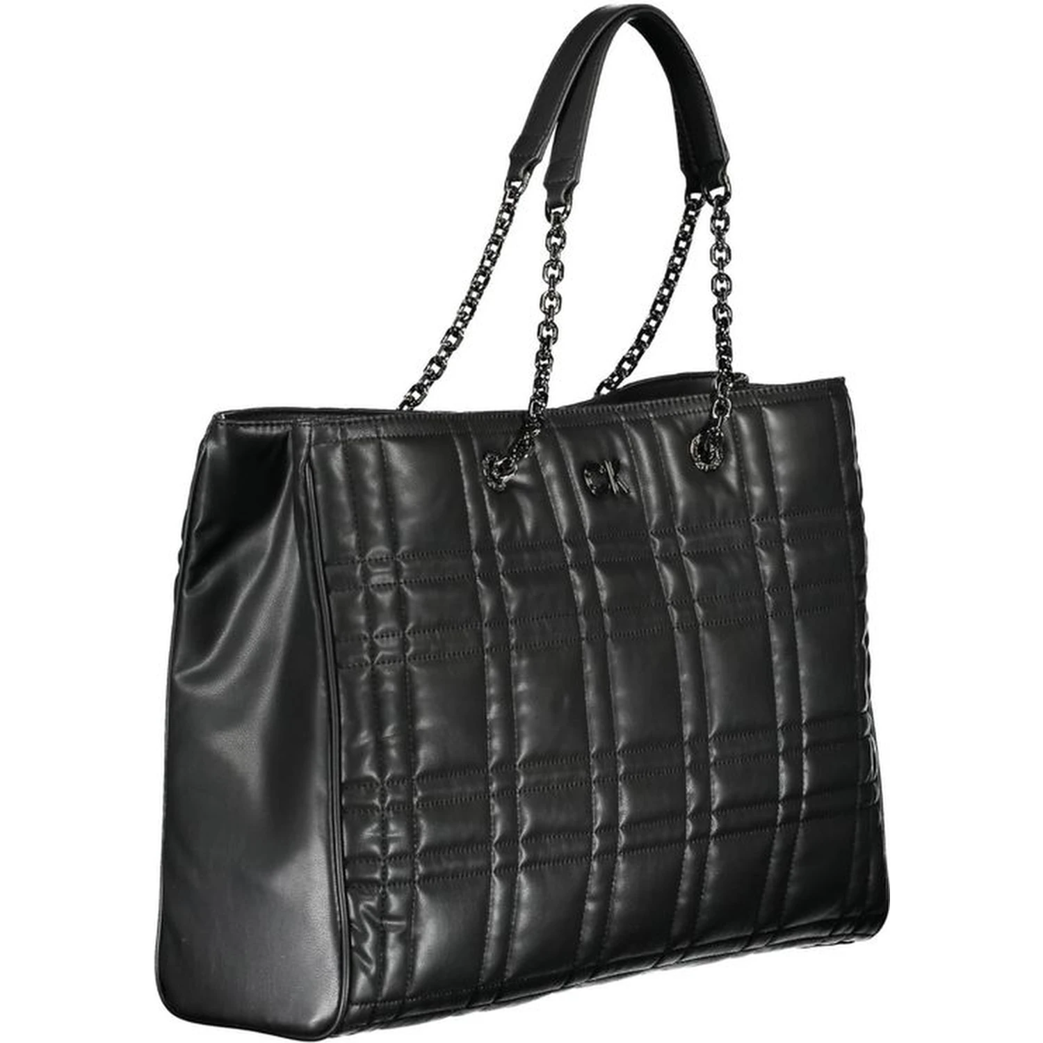 Black Polyester Handbag