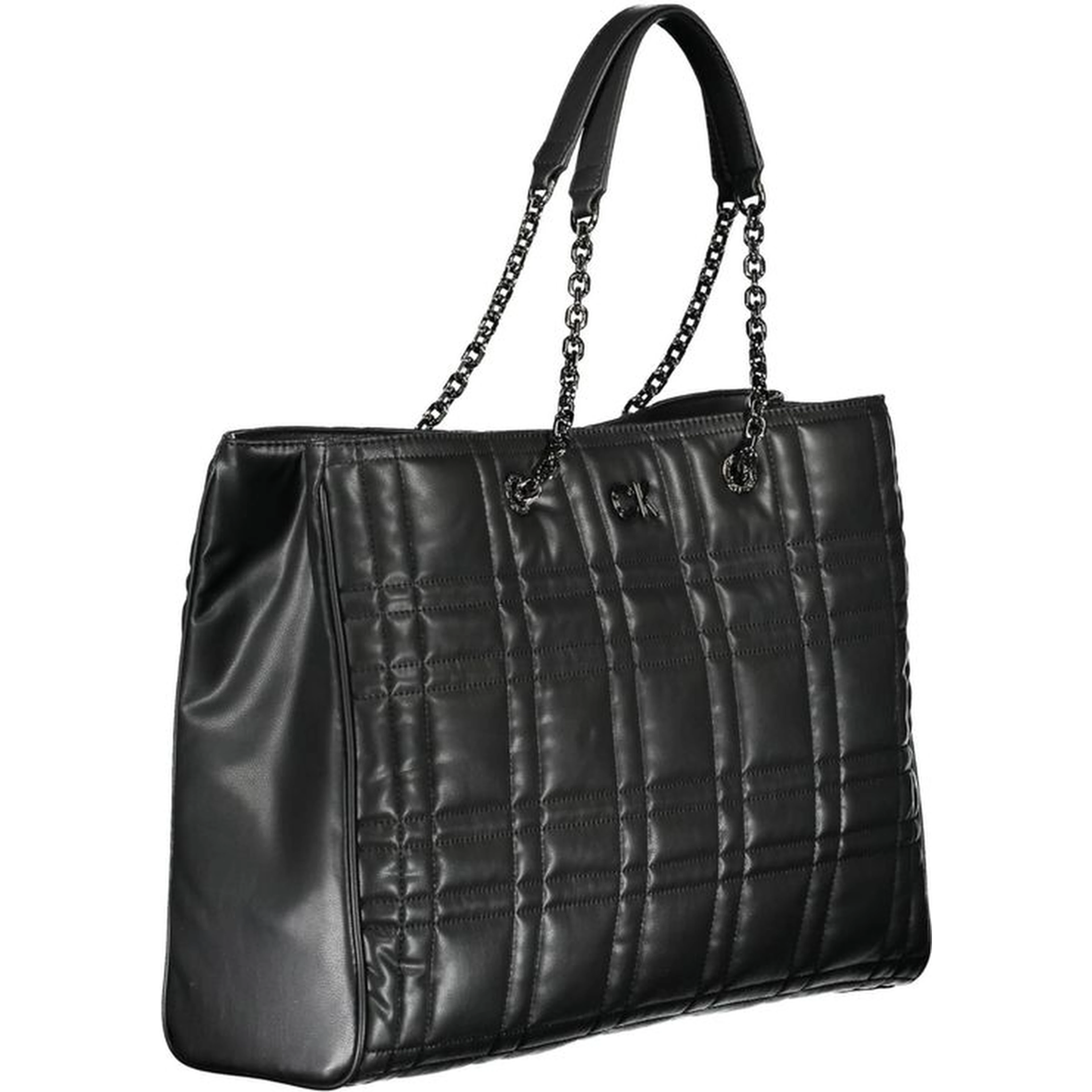 Black Polyester Handbag