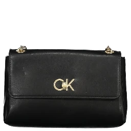 حقيبة يد سوداء من البوليستر