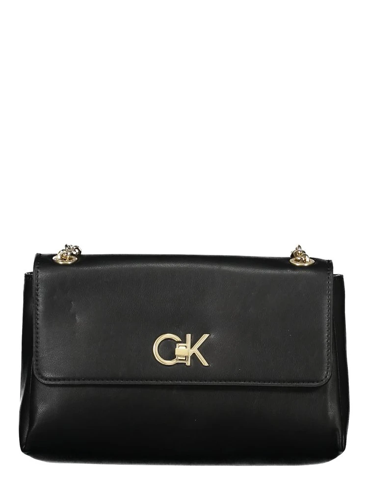 Black Polyester Handbag