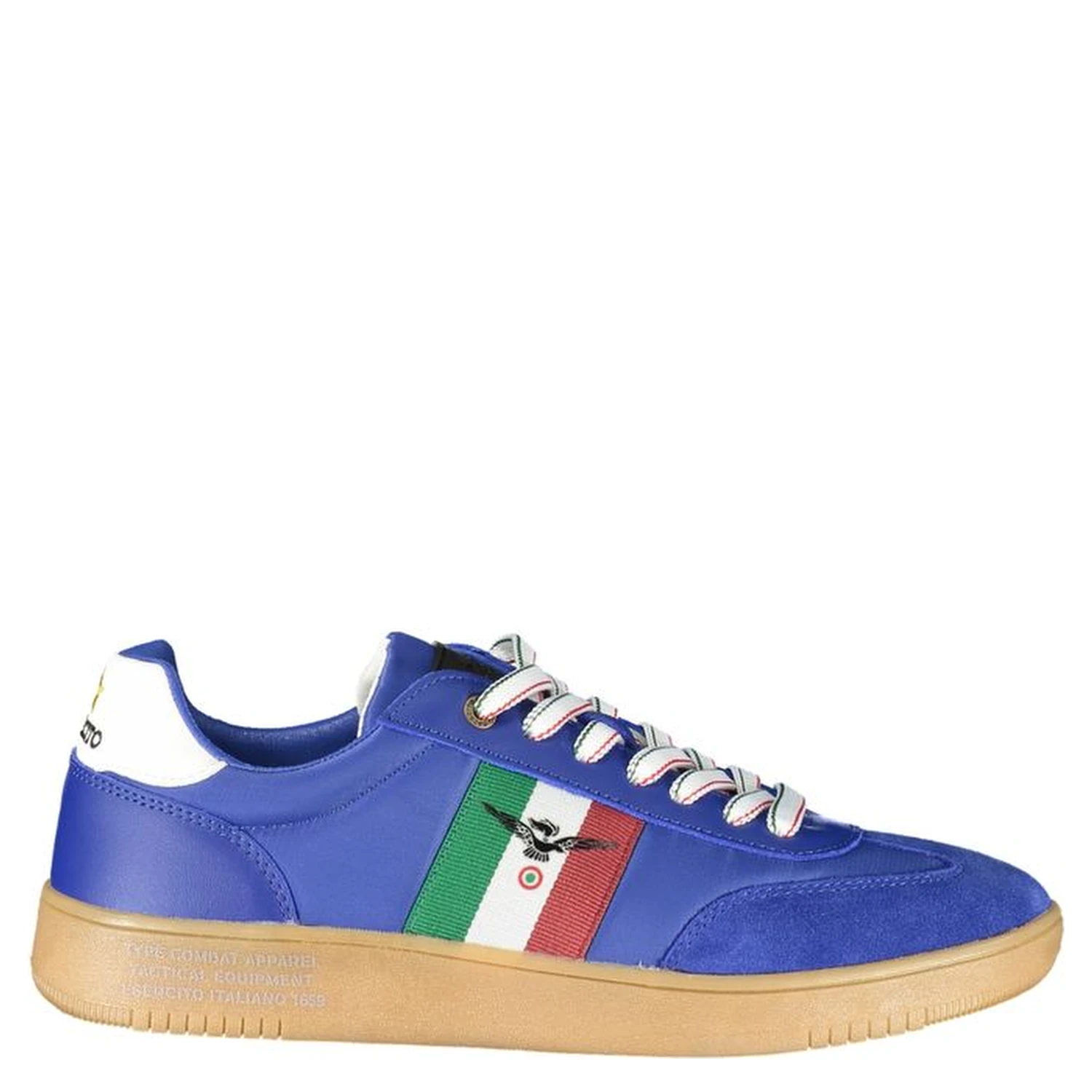 Blue Leather Men Sneaker