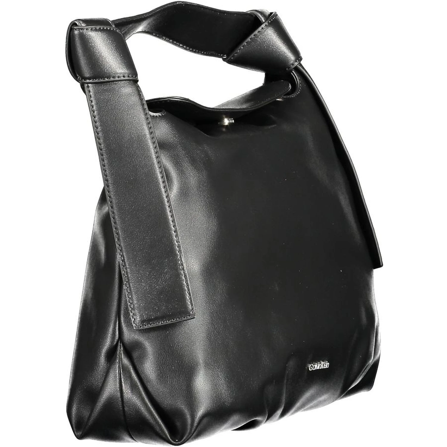Black Polyester Handbag