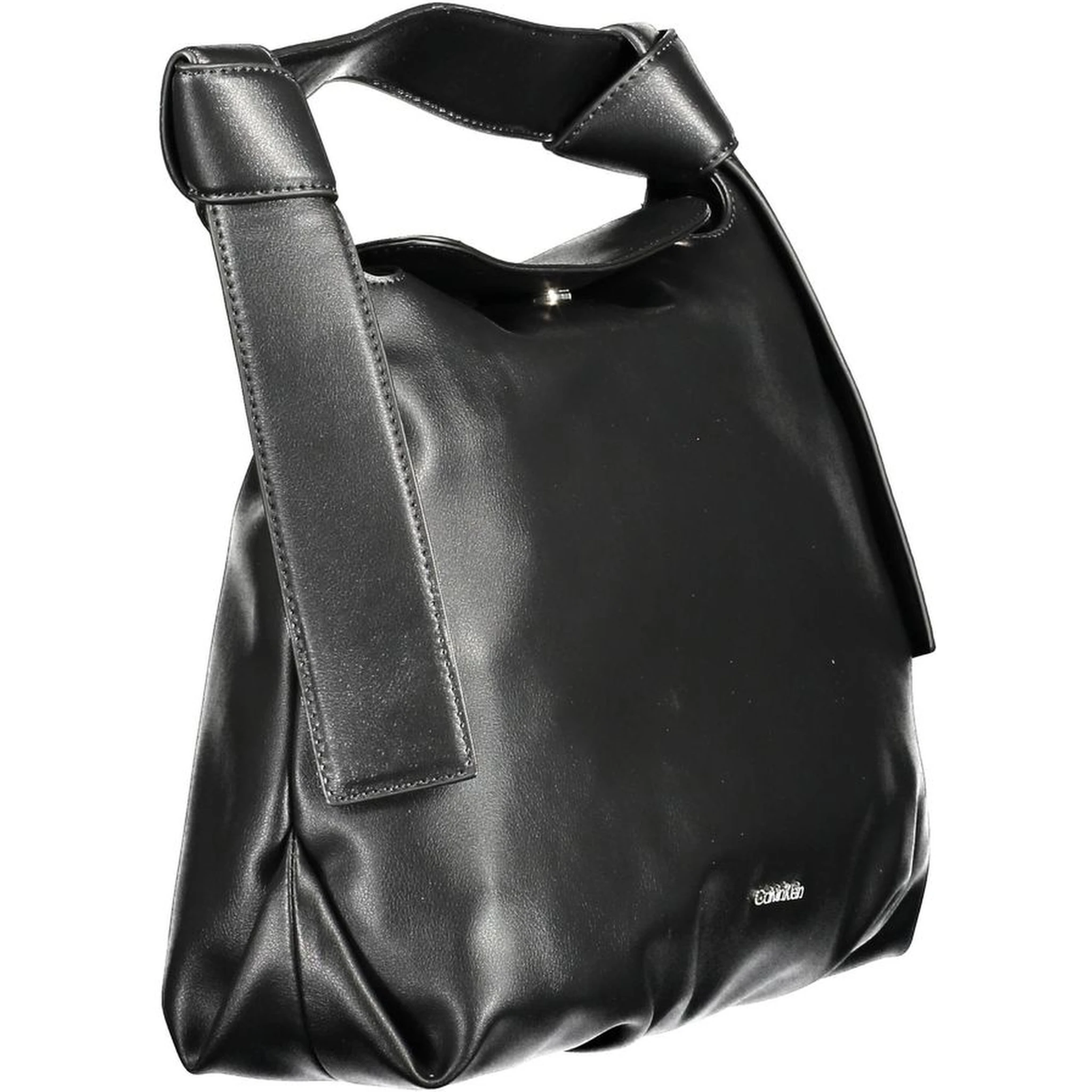 Black Polyester Handbag