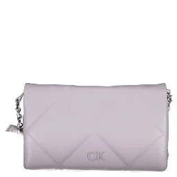 Purple Polyester Handbag