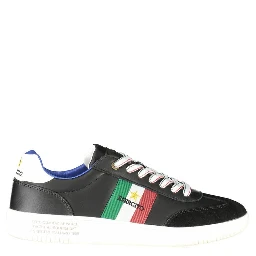 Black Leather Men Sneaker