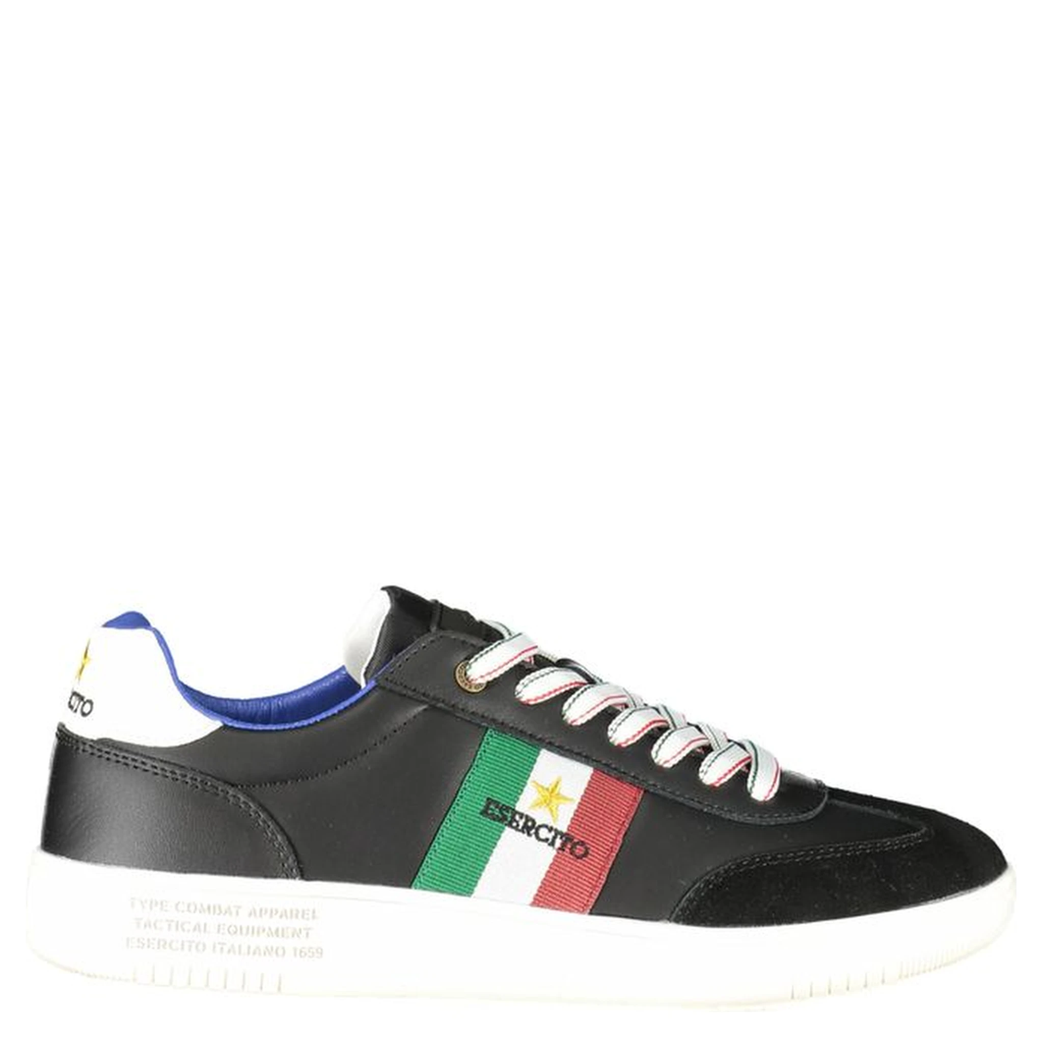 Black Leather Men Sneaker