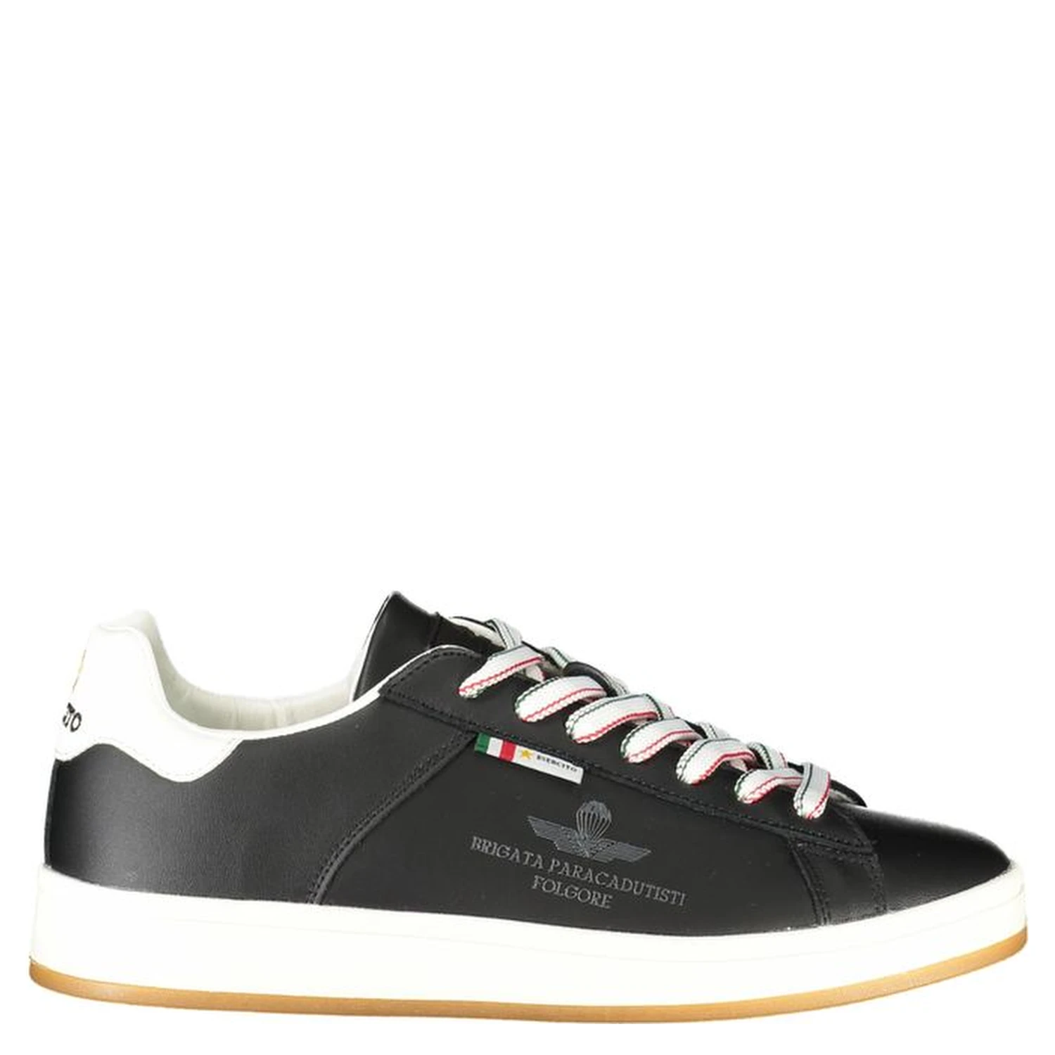 Black Leather Men Sneaker