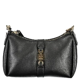 Black Polyester Handbag