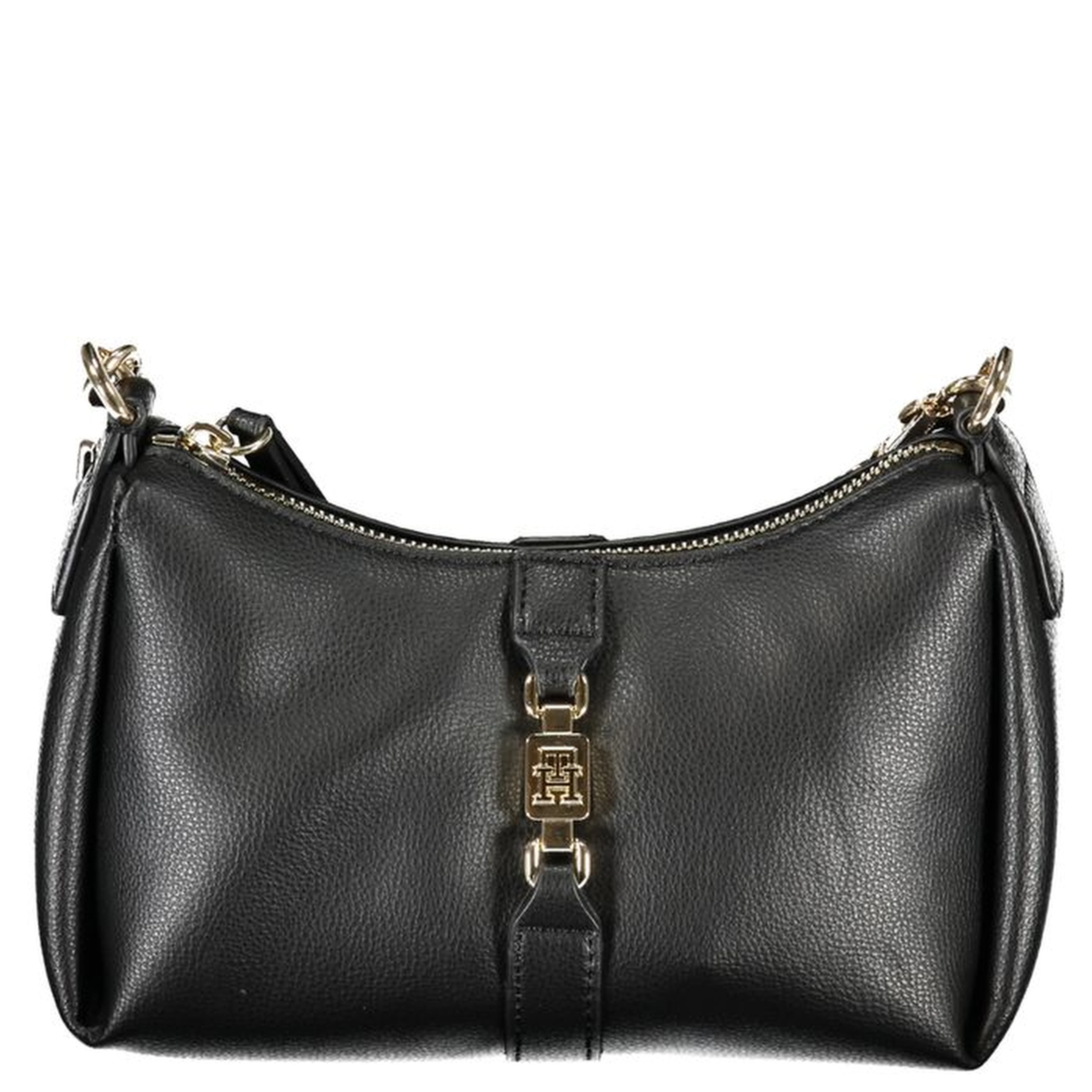 Black Polyester Handbag