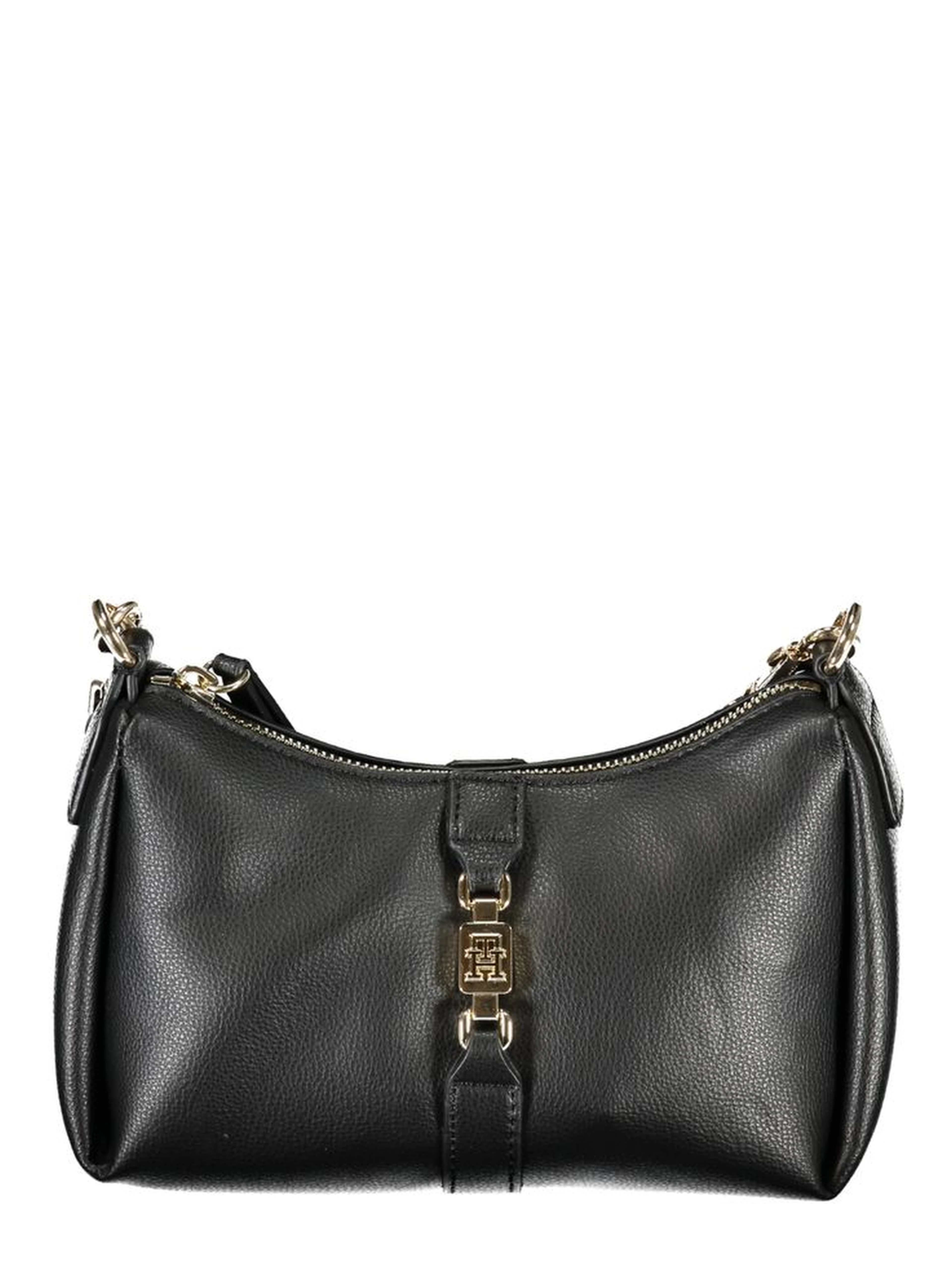 Black Polyester Handbag