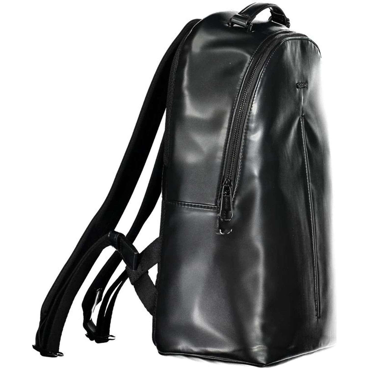 Black Polyester Backpack