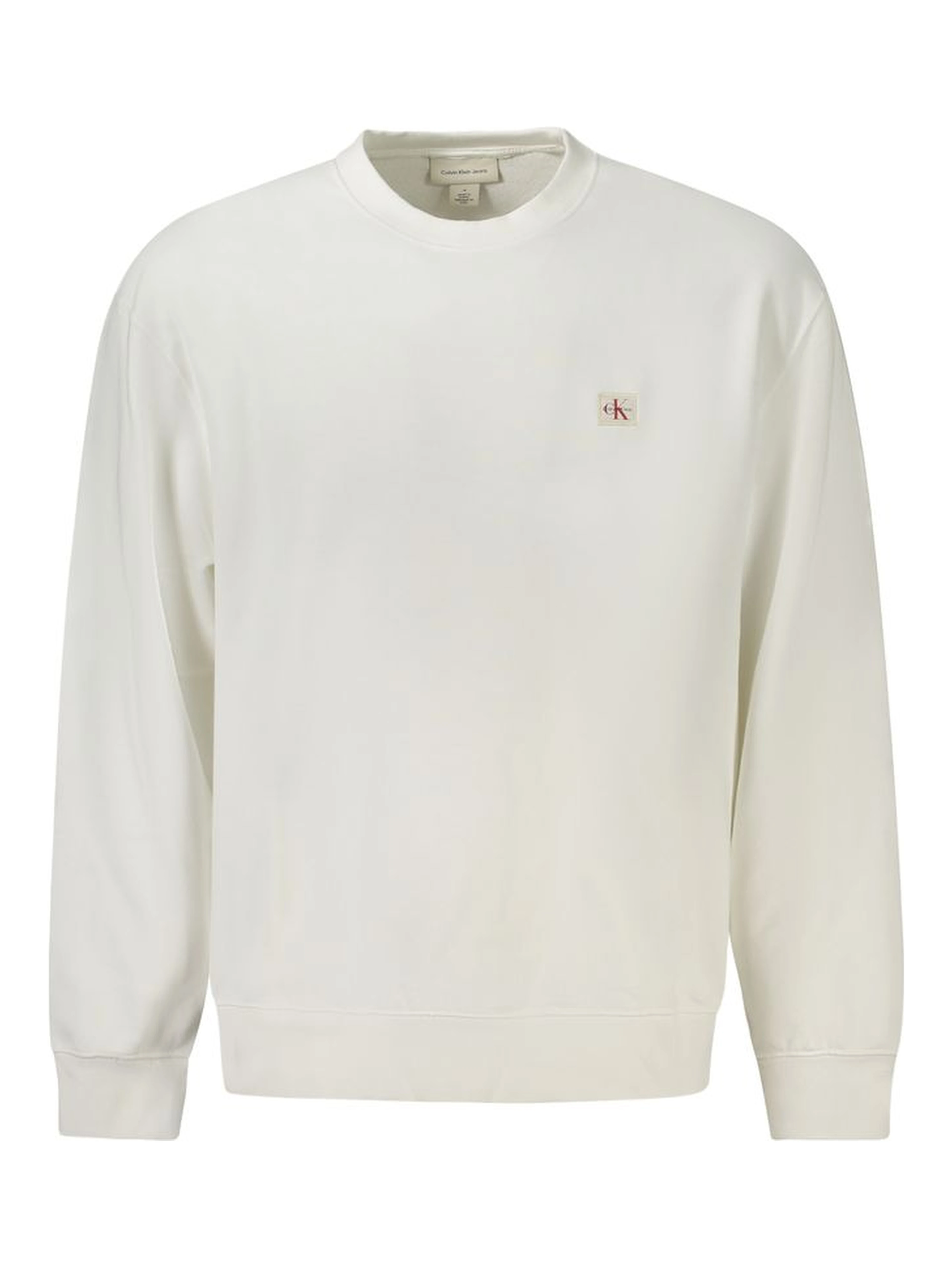 White Cotton Men Sweater