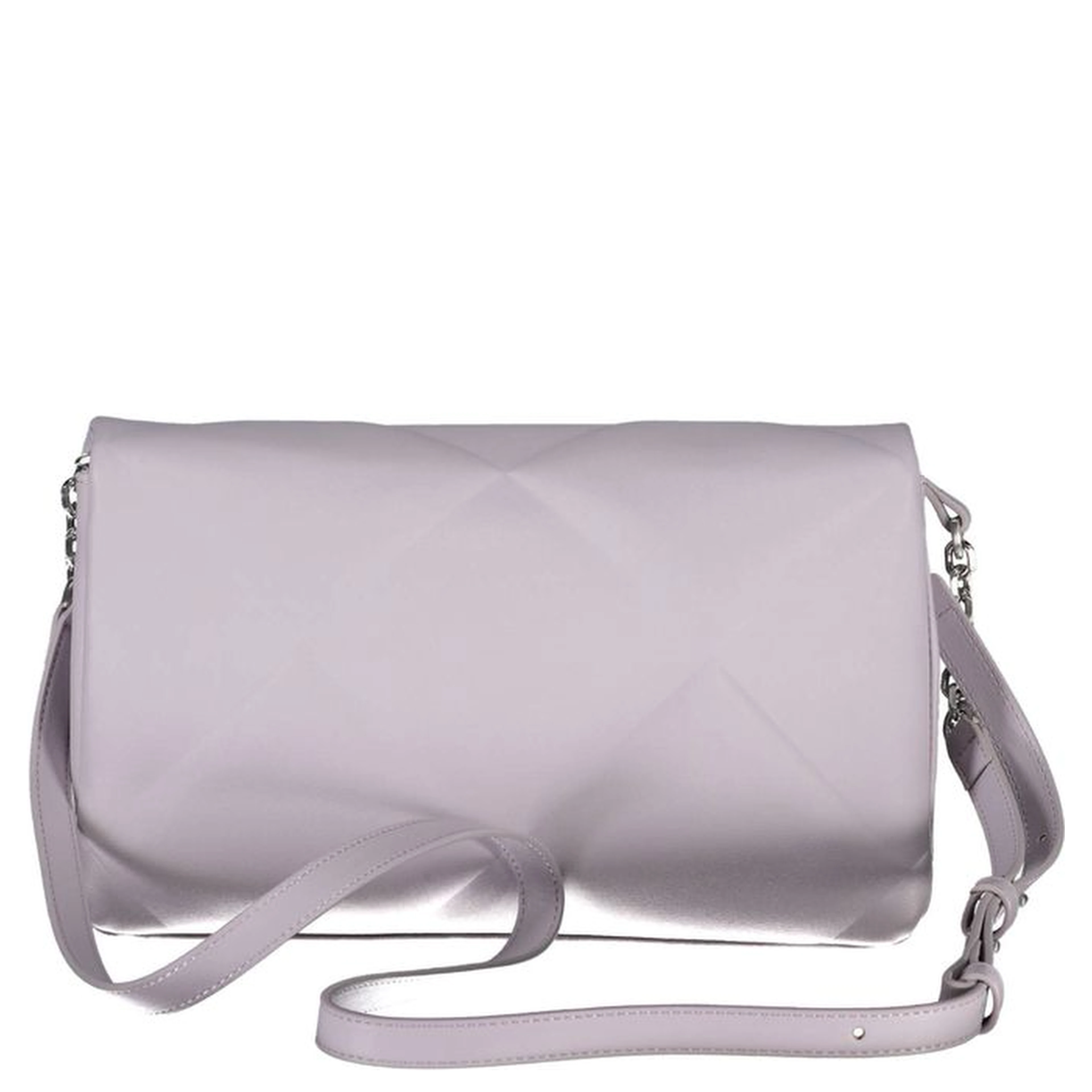 Purple Polyester Handbag