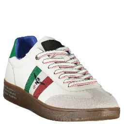 White Leather Men Sneaker