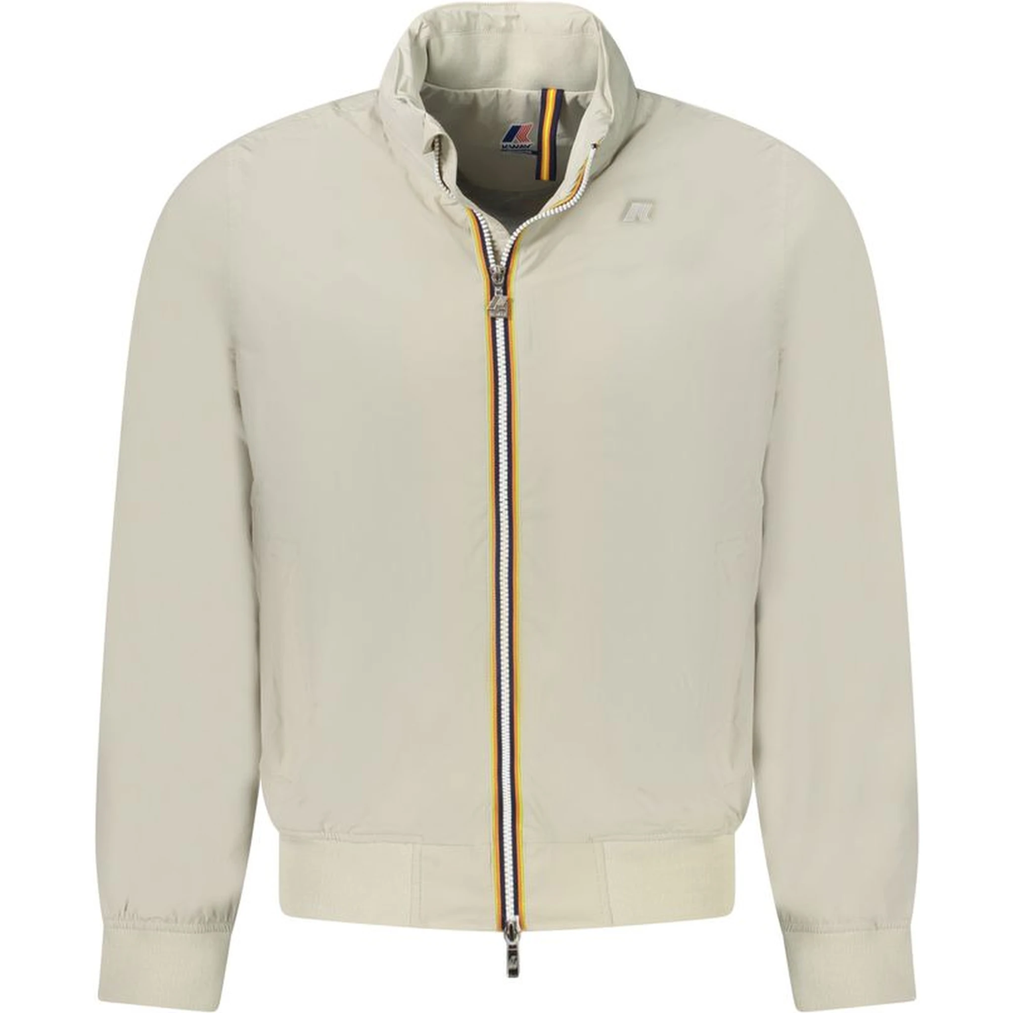 Beige Nylon Jackets & Coat