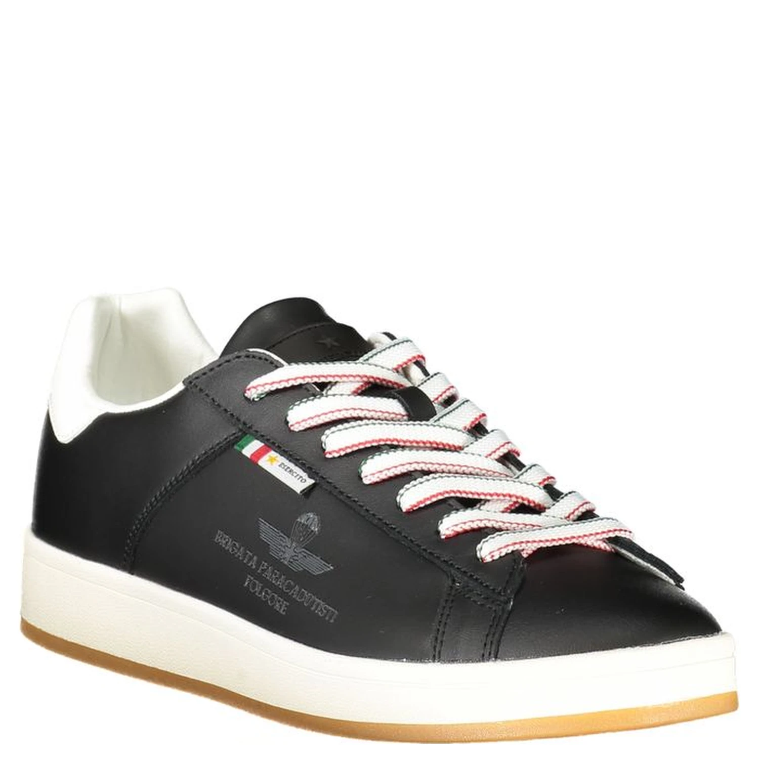 Black Leather Men Sneaker
