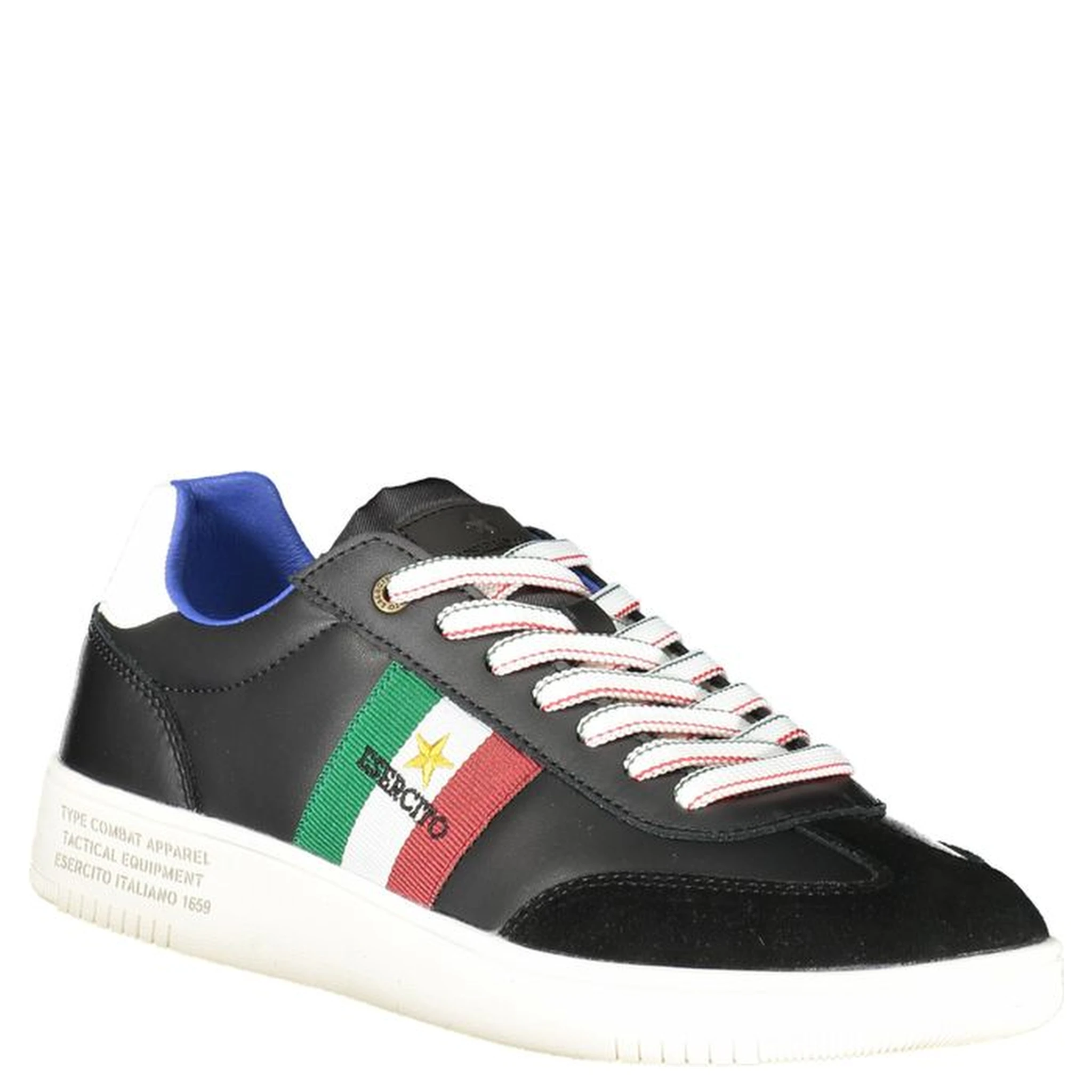 Black Leather Men Sneaker