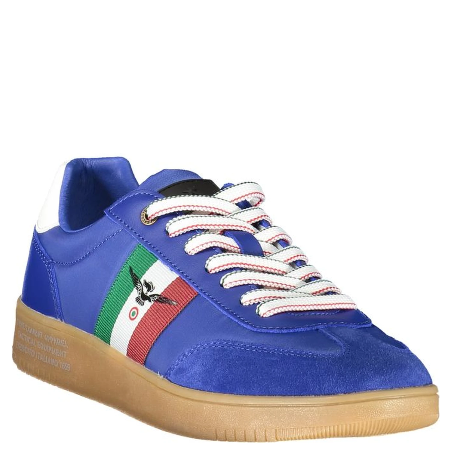 Blue Leather Men Sneaker