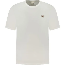 White Cotton Men T-Shirt