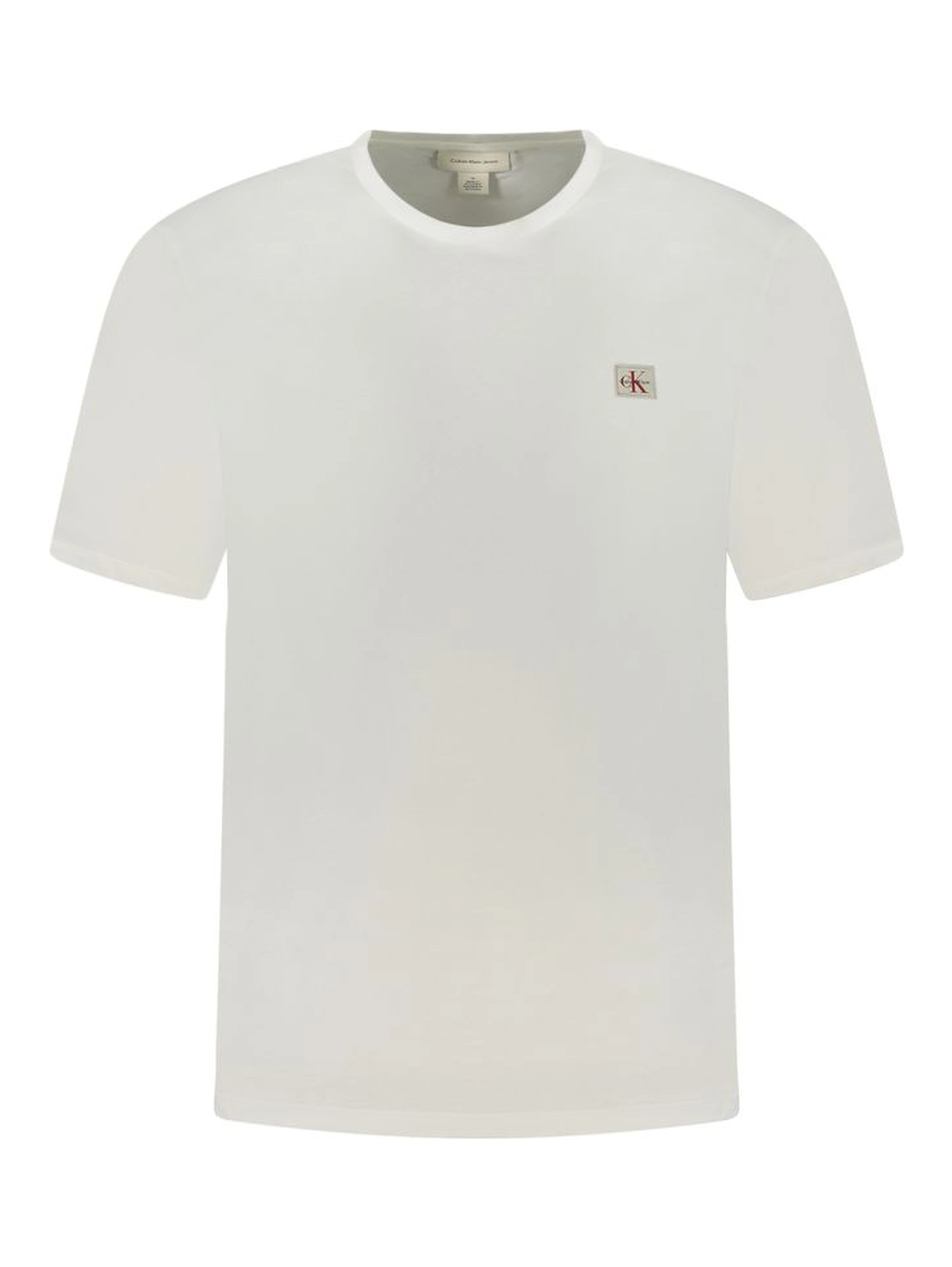 White Cotton Men T-Shirt