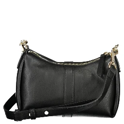 Black Polyester Handbag