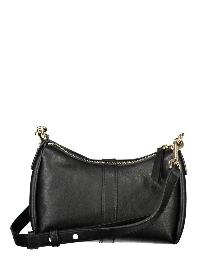 Black Polyester Handbag