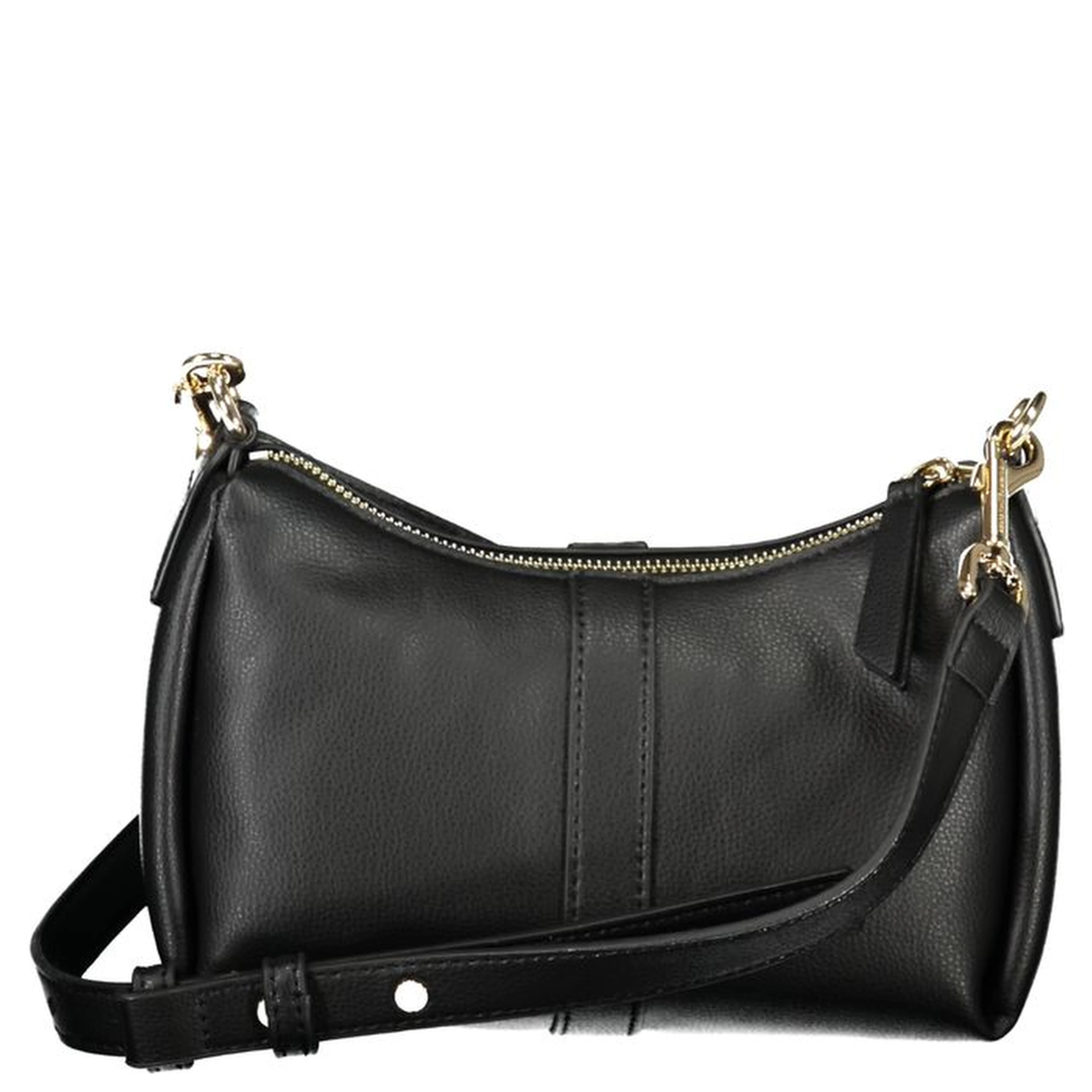 Black Polyester Handbag