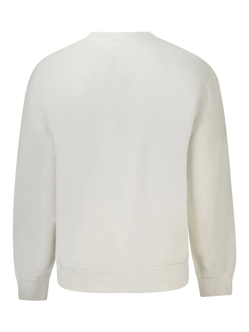 White Cotton Men Sweater