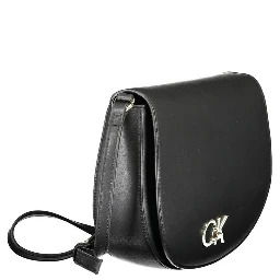 Black Polyester Handbag