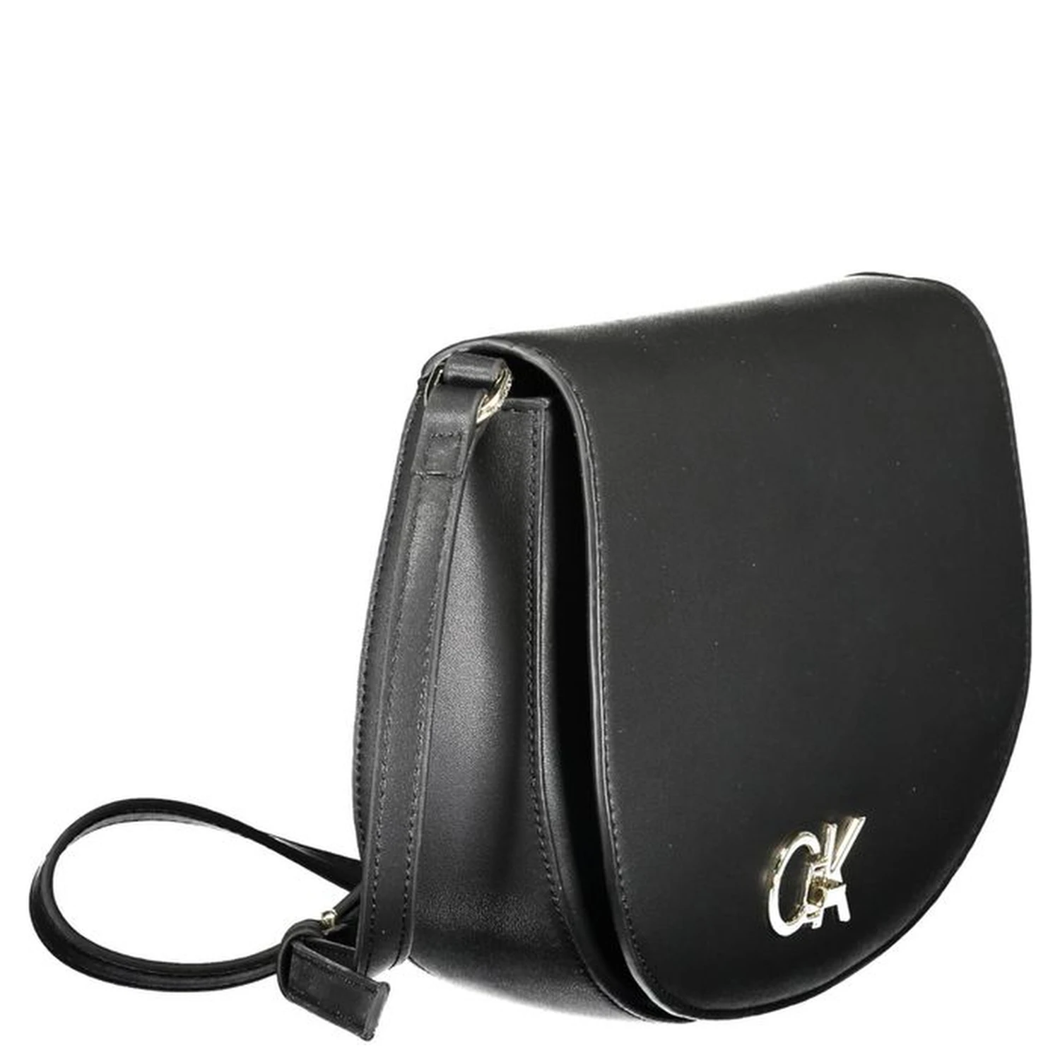 Black Polyester Handbag