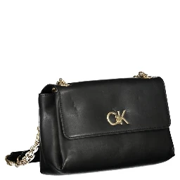 حقيبة يد سوداء من البوليستر