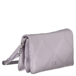 Purple Polyester Handbag
